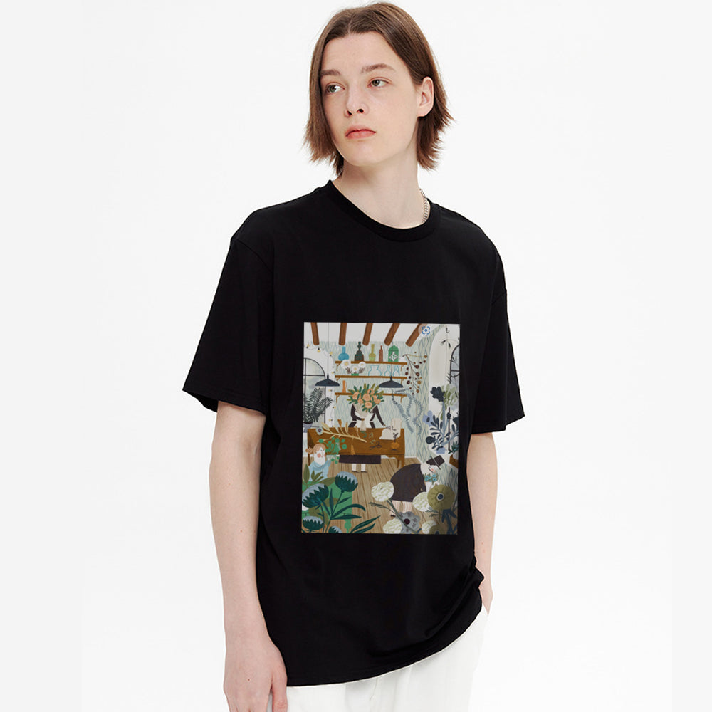 Vintage Floral House T-shirt