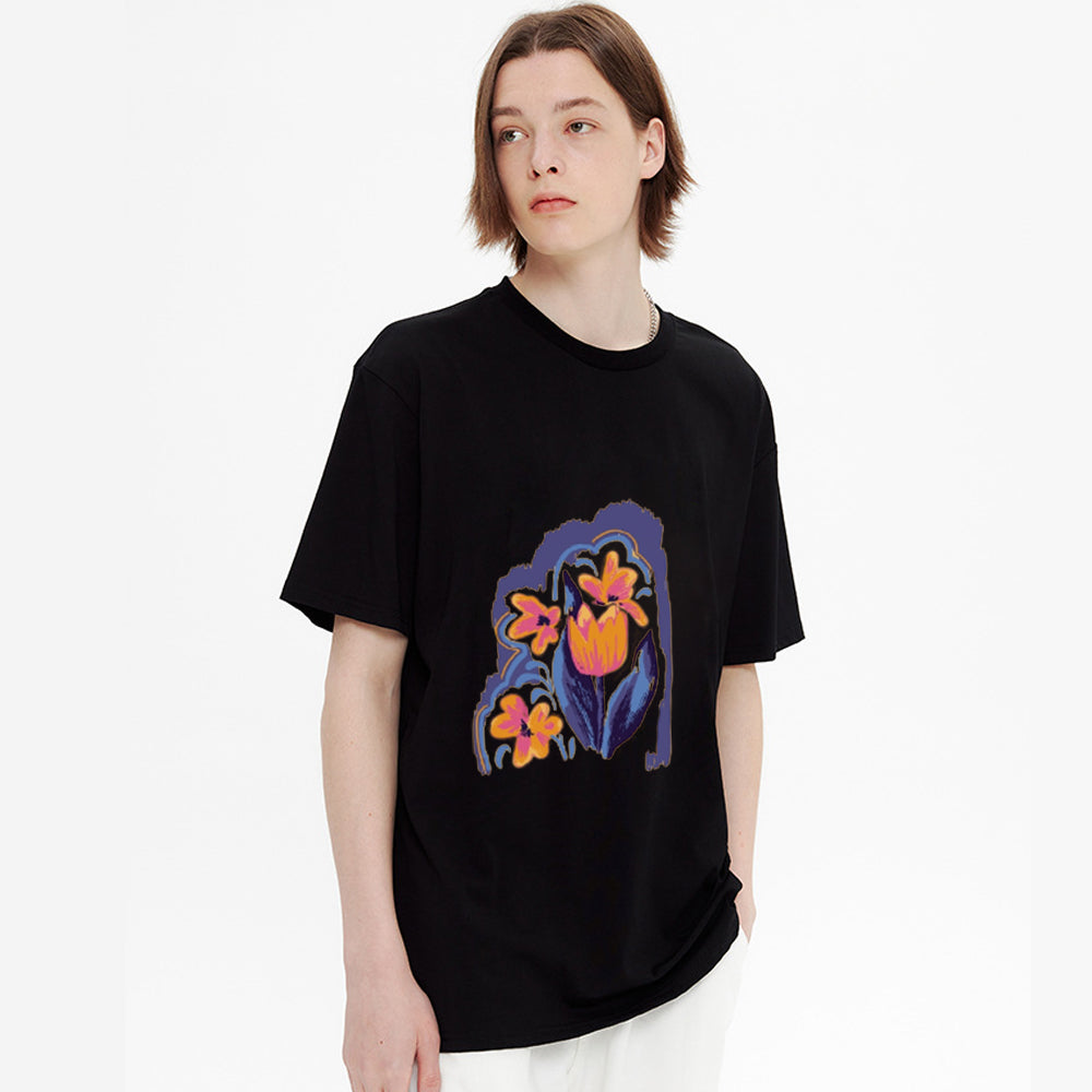 Vintage Tulip Graphic T-shirt