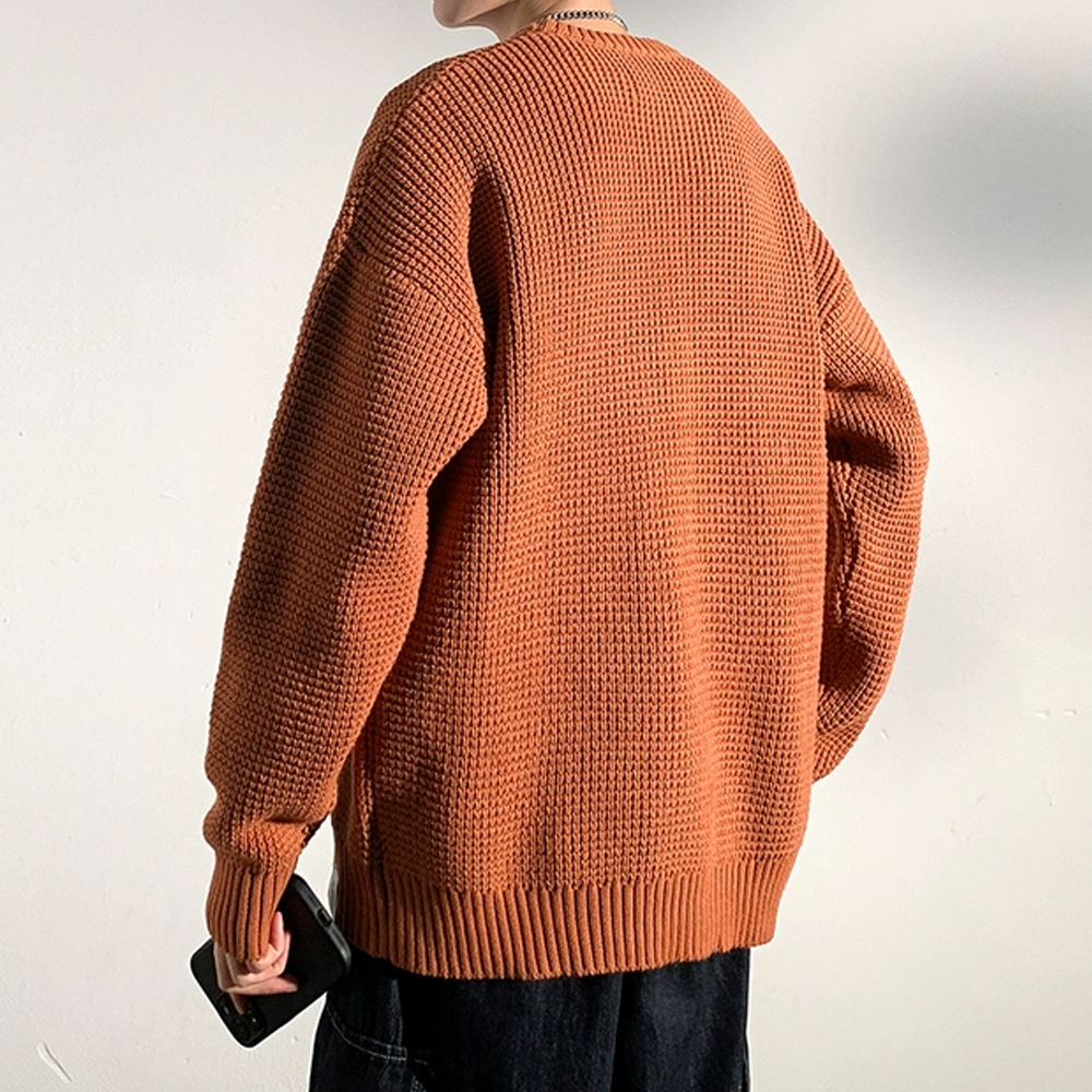 Simple Solid Color Sweater