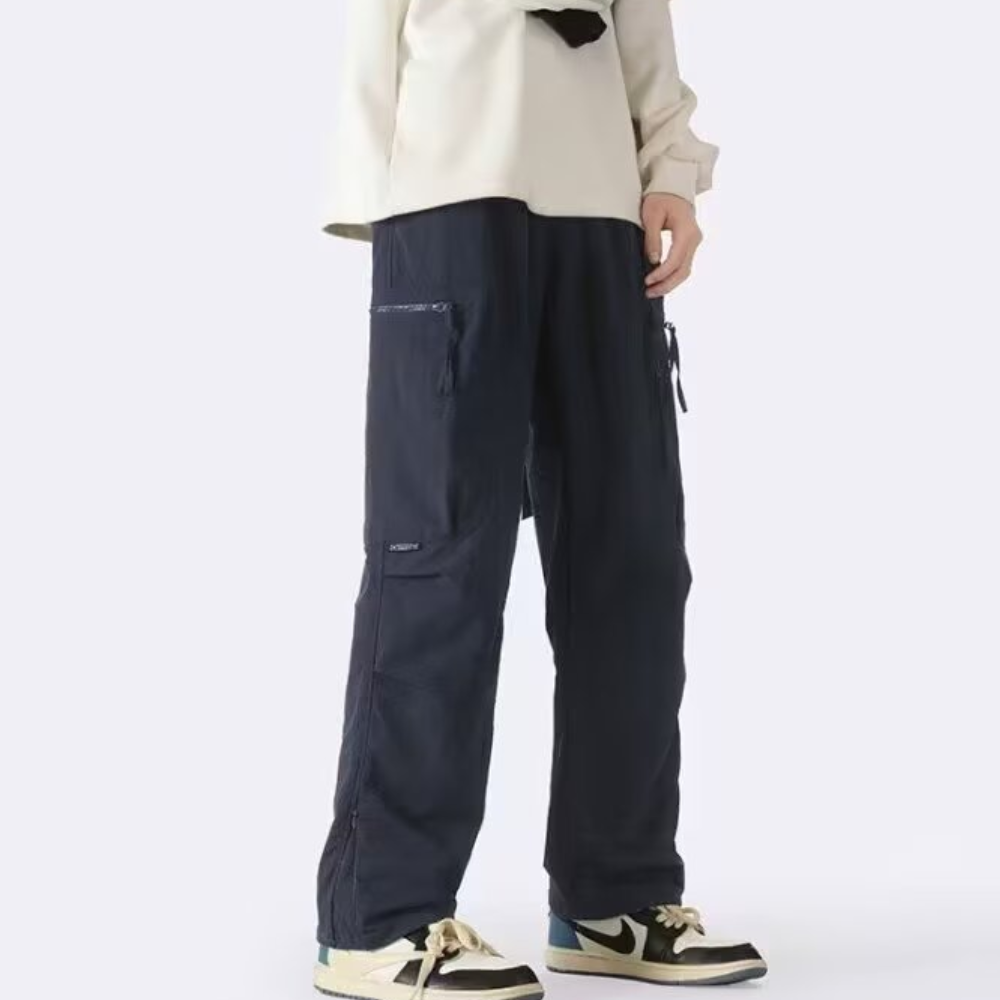 High Street Nylon Waterproof Cargo Pants