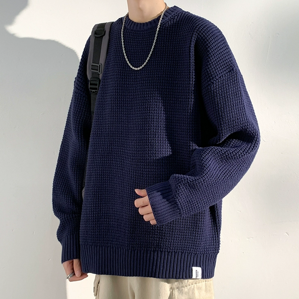 Simple Solid Color Sweater