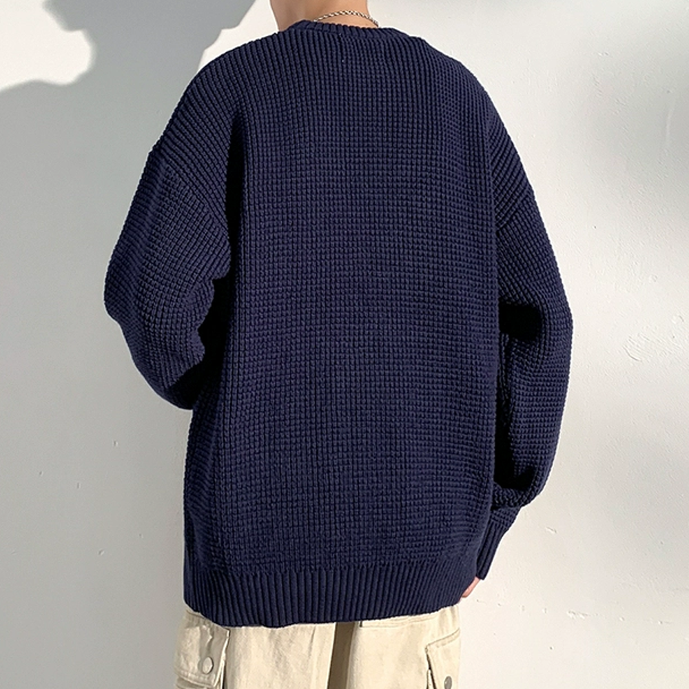 Simple Solid Color Sweater
