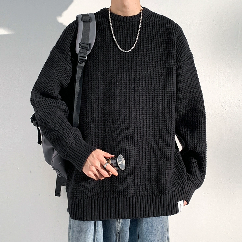 Simple Solid Color Sweater