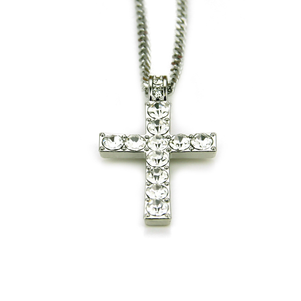 Gold Cross Pendant Necklace