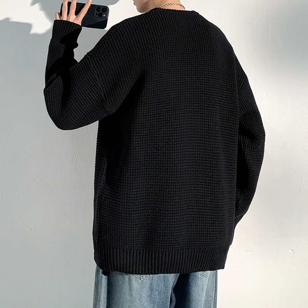 Simple Solid Color Sweater
