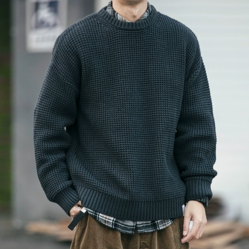Simple Solid Color Sweater
