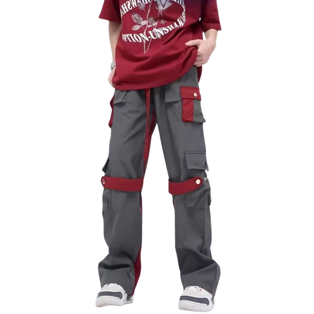 High Street Multi-Pocket Functional Cargo Pants
