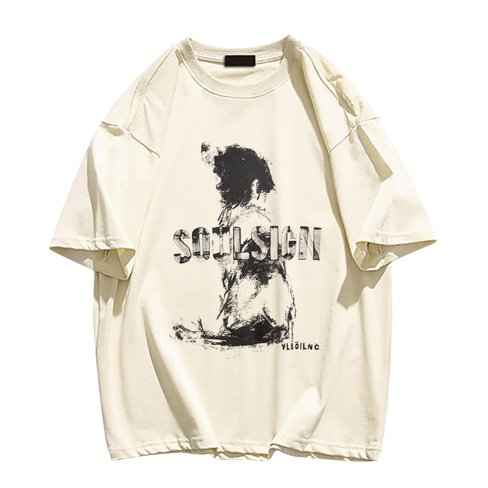 Abstract Dog Silhouette T-shirt
