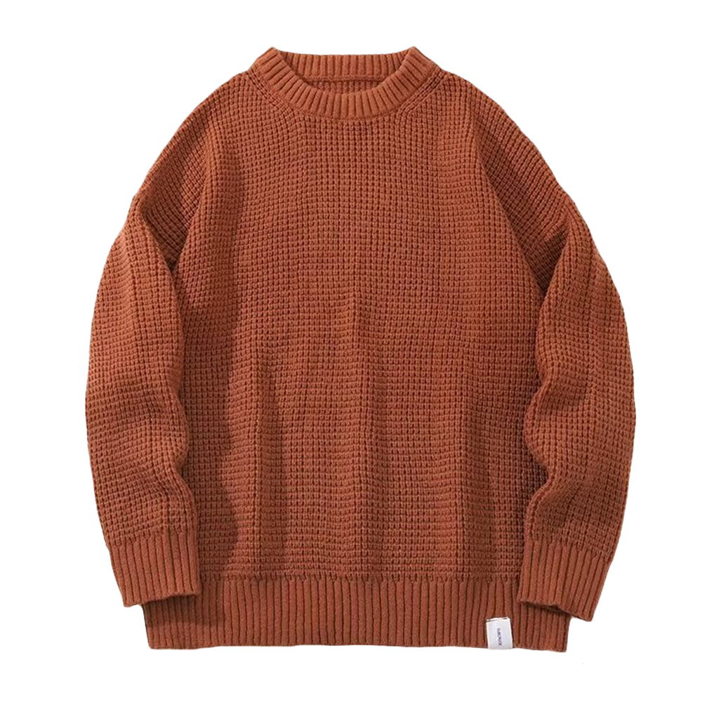 Simple Solid Color Sweater