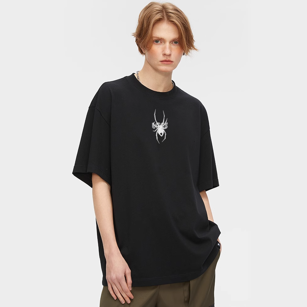 Street Love Spider Web Print T-shirt