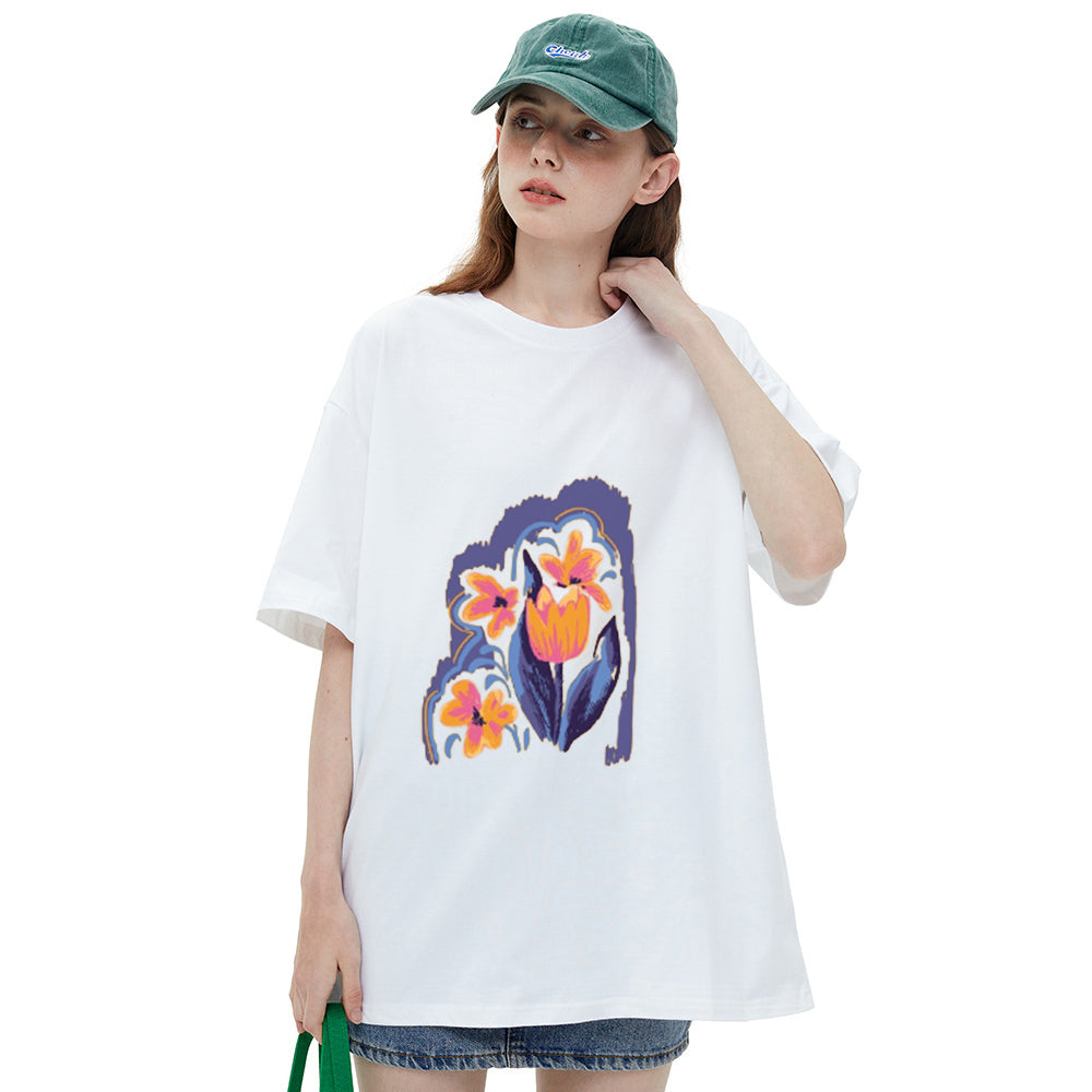 Vintage Tulip Graphic T-shirt