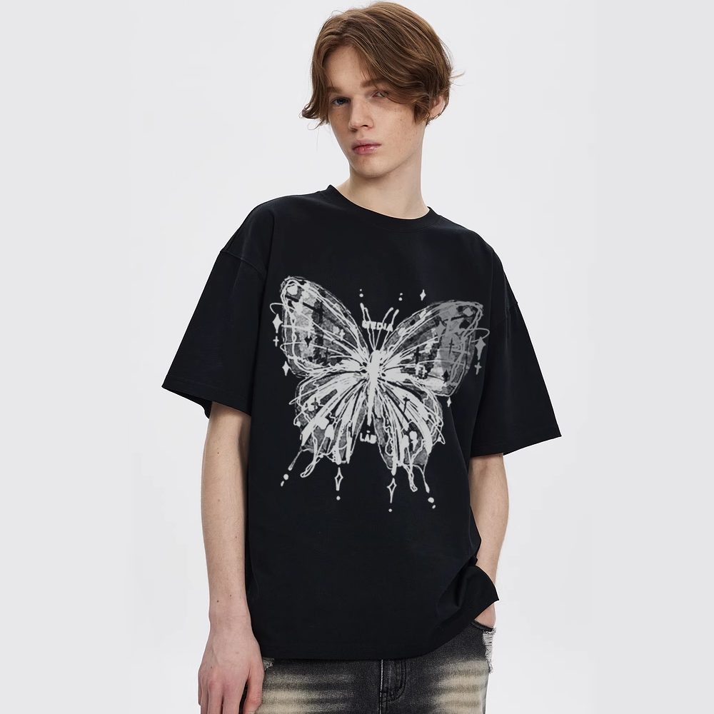 Ink Painting Butterfly T-Shirt