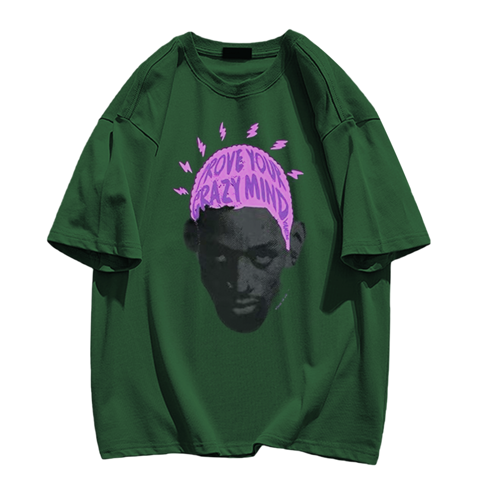 Hip Hop Portrait Print T-Shirt
