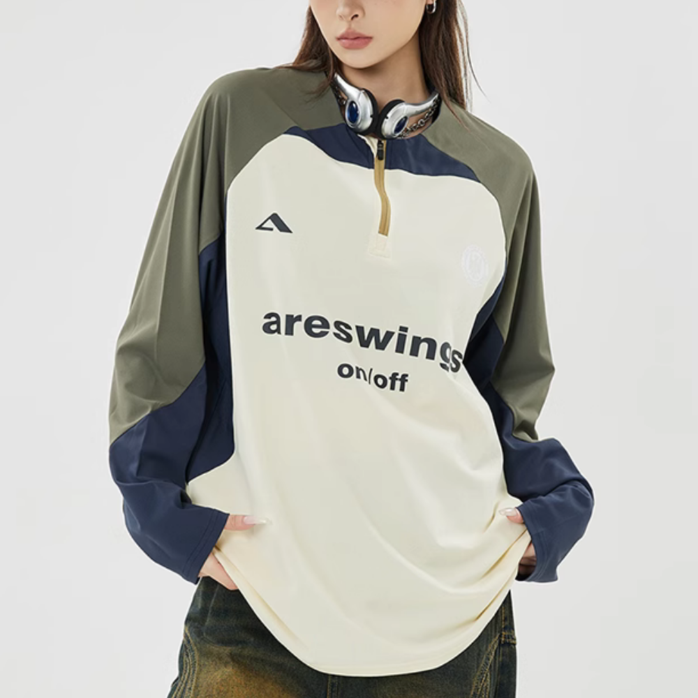 Athletic Tight Half Zip Sweatshirt