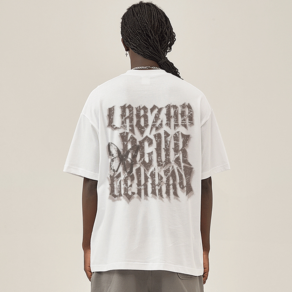 High Street Butterfly Letter T-shirt
