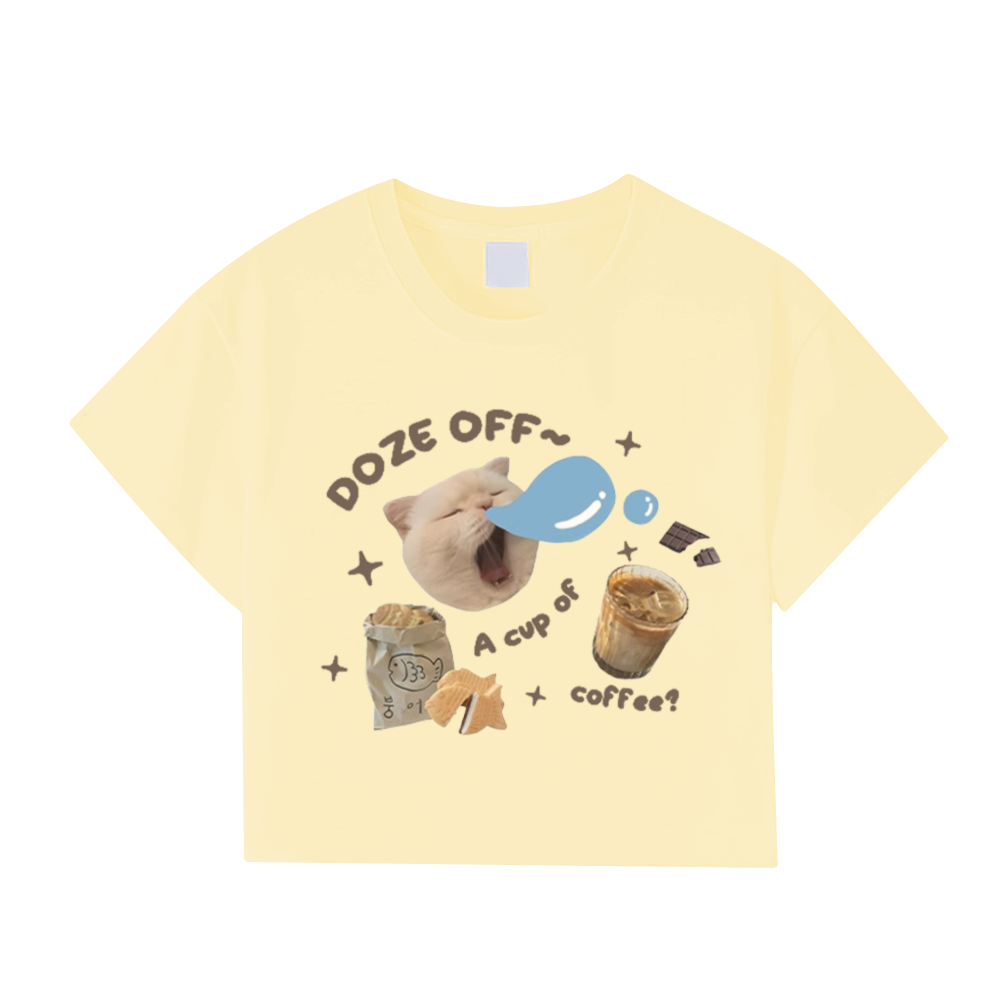 Women's Sleepy Cat T-shirt