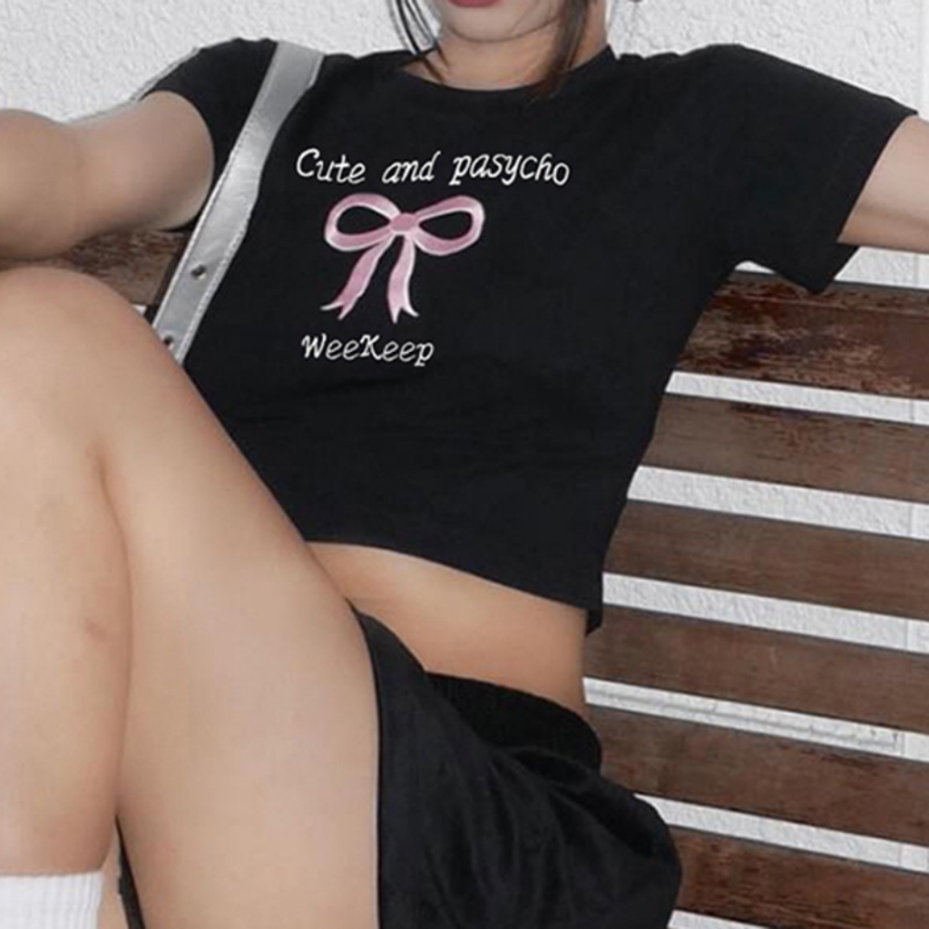 Women's Bow Embroidered T-Shirt