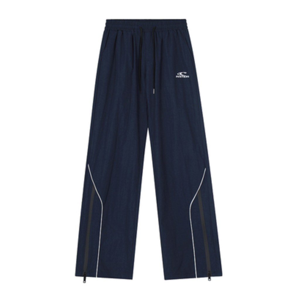 Street Side Zip Drawstring Sweatpants