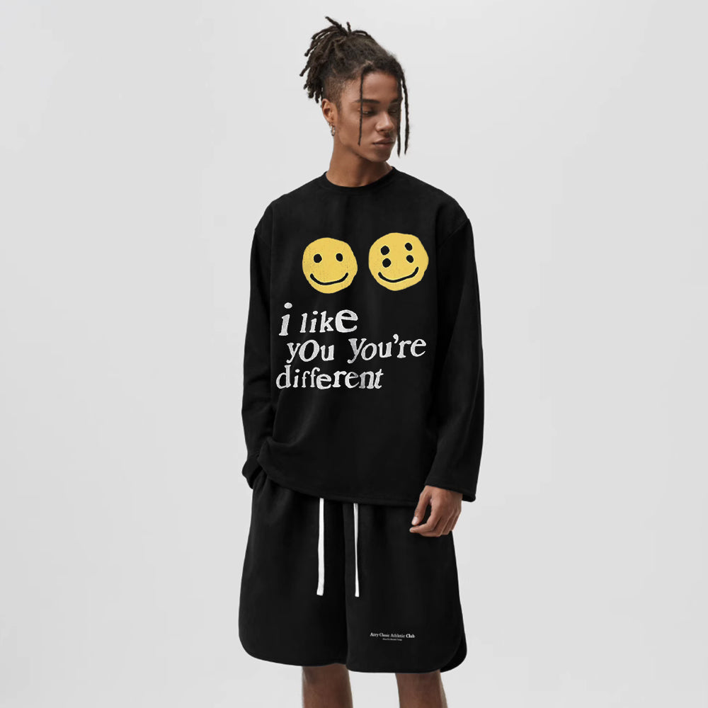 Emoji Printed Sweatshirt