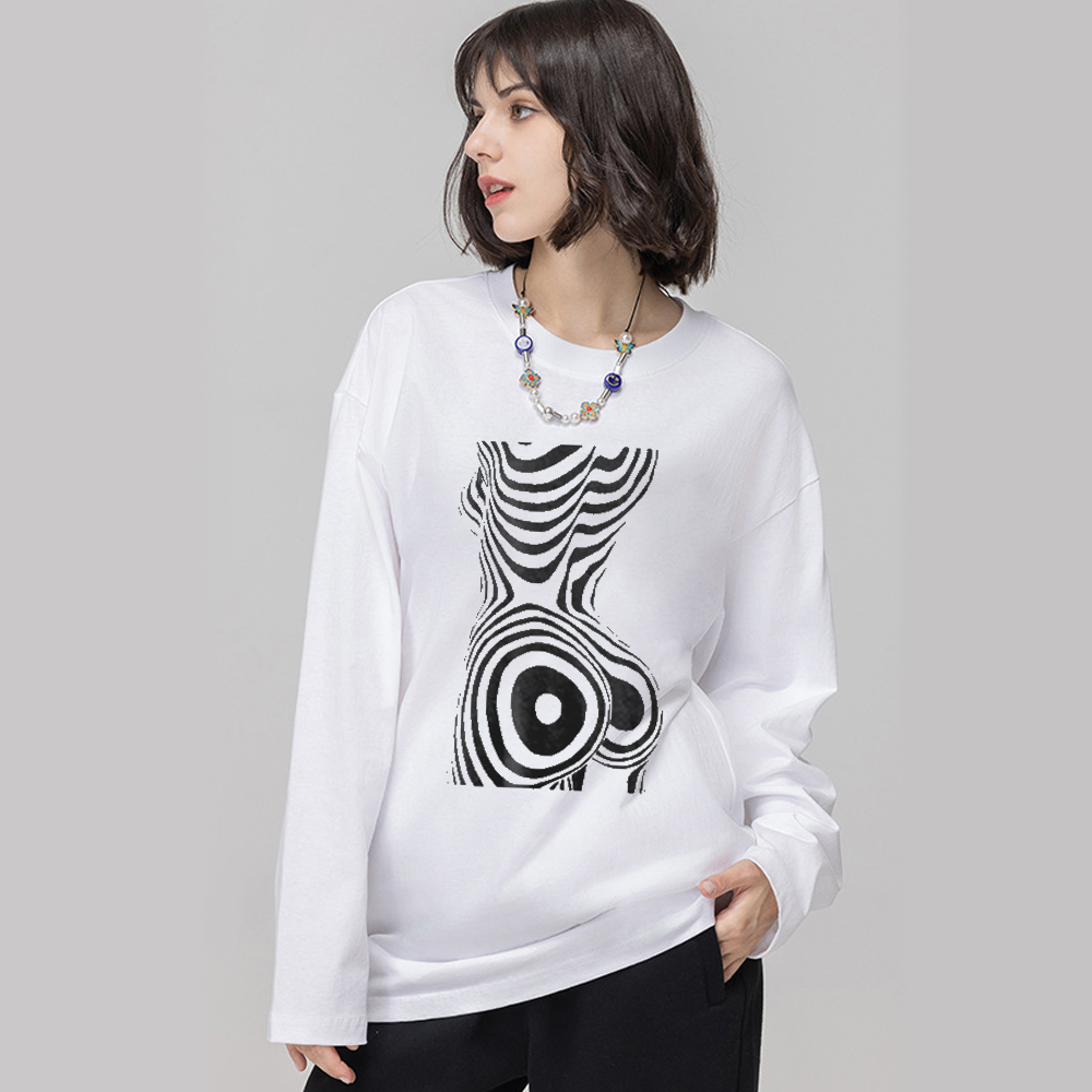 Sexy Portrait Baby Long Sleeve Shirt
