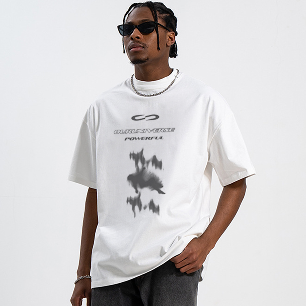 AG® FUTURE STRUCTURE Gravity Blurred Figure T-Shirt