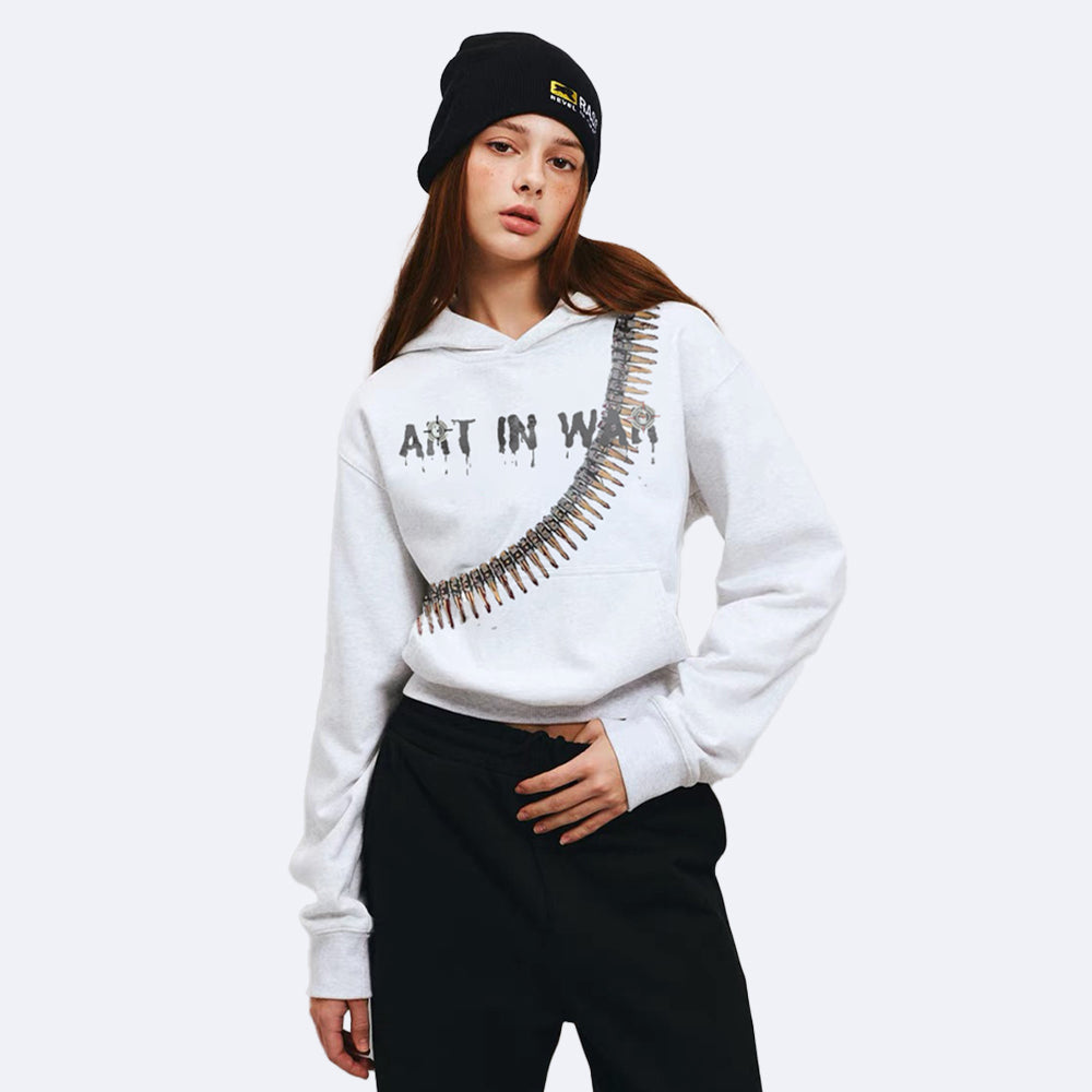 Art In War Basic Bullet Hoodie