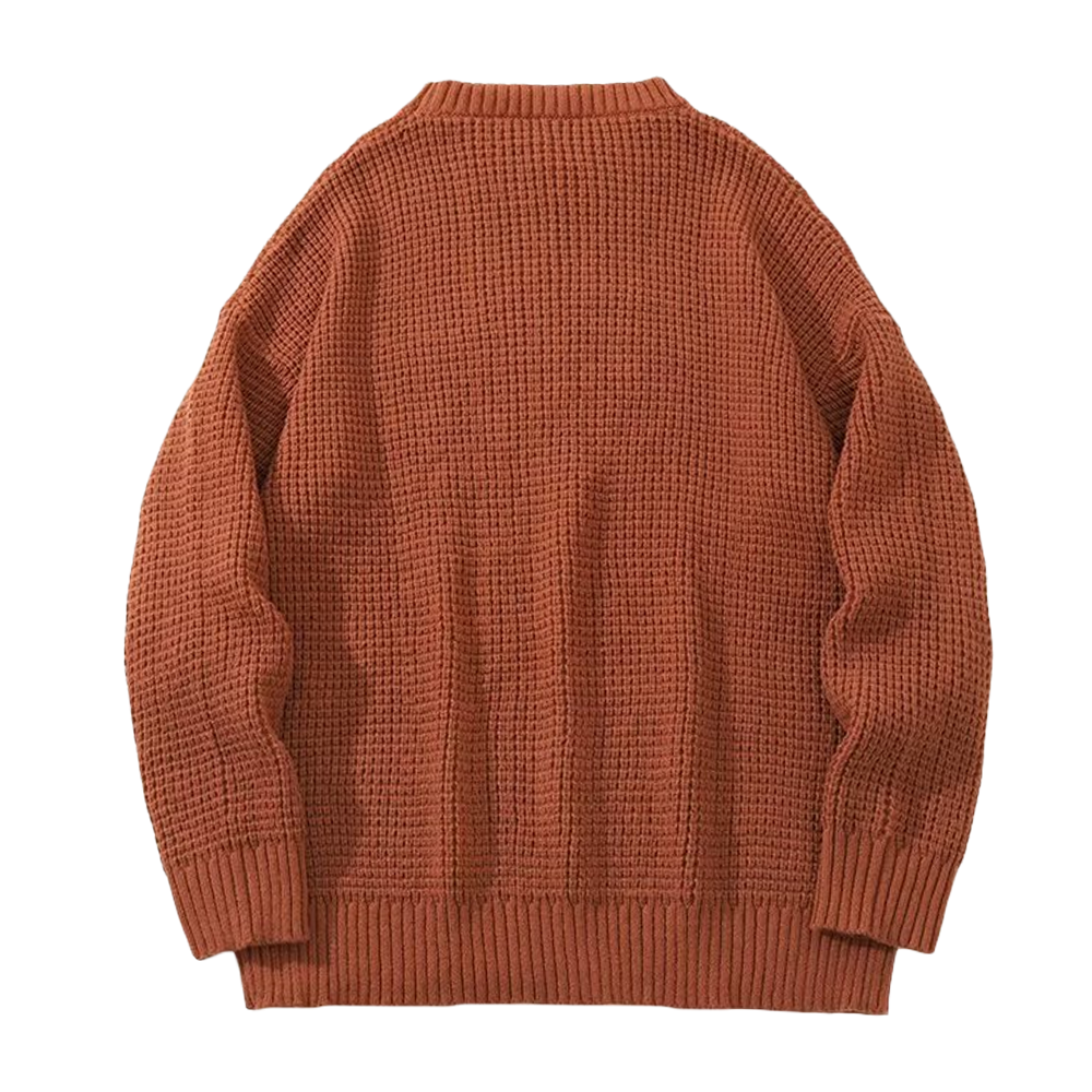 Simple Solid Color Sweater