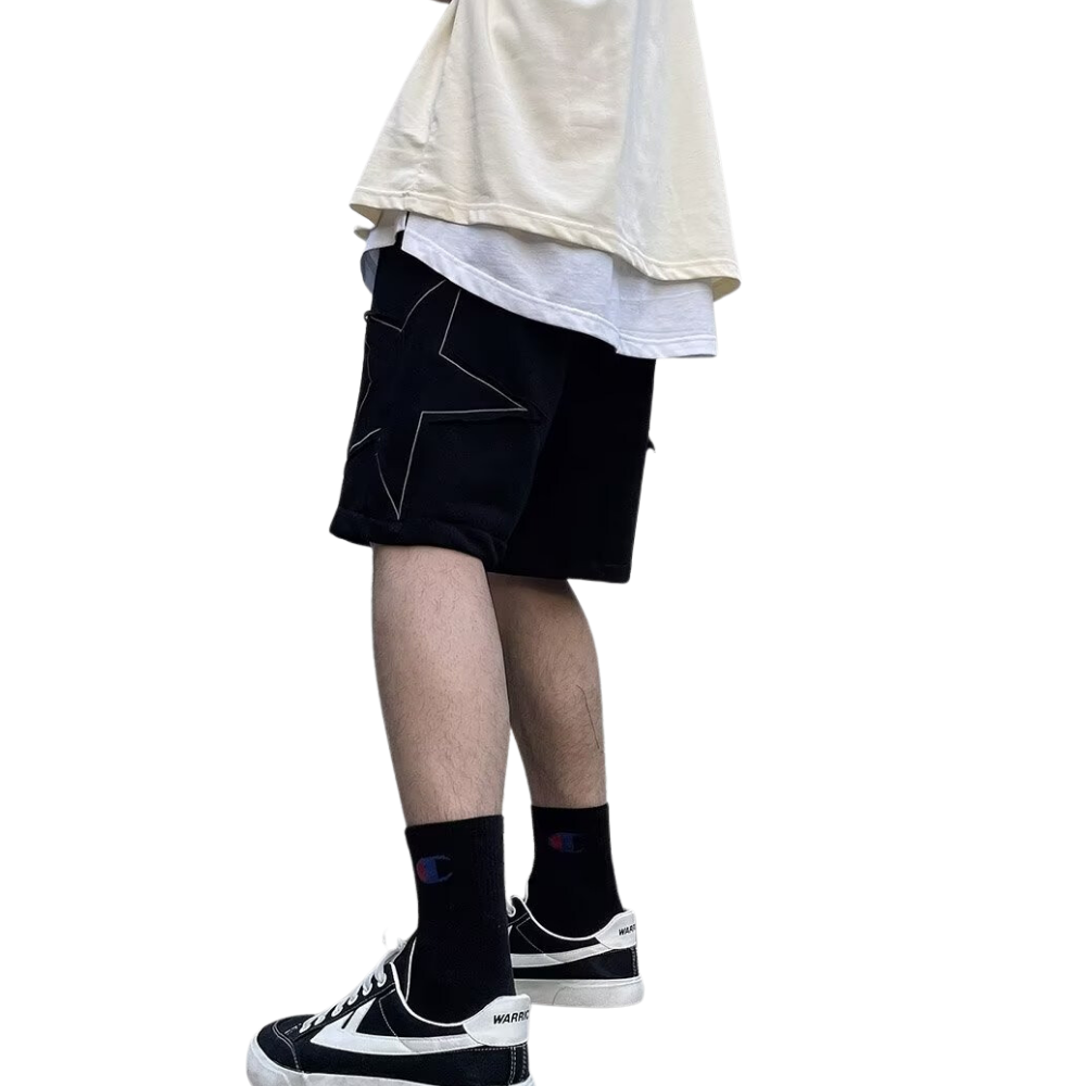 Urban Star Patchwork Sports Shorts