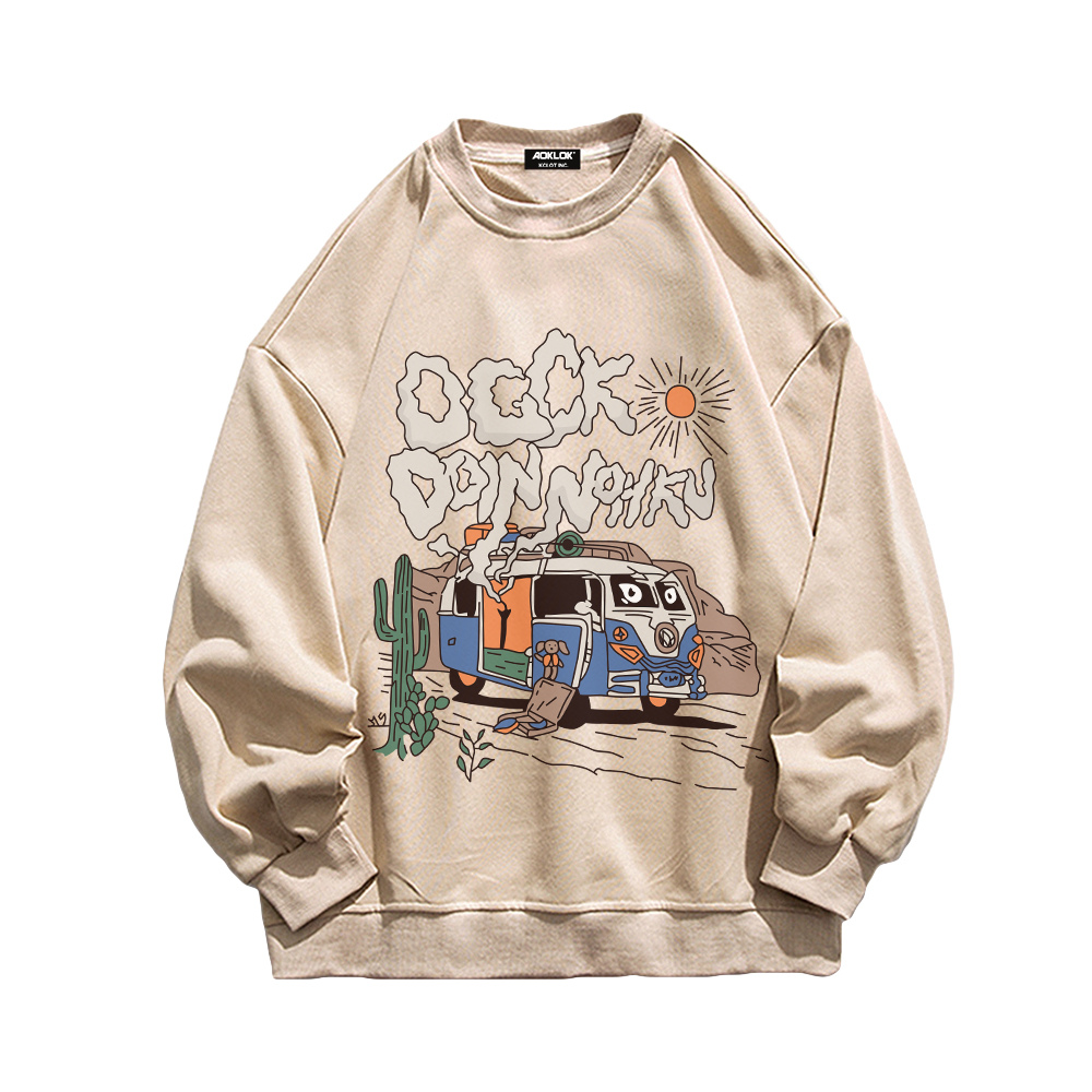 Vintage Cartoon Bus Sweatshirt