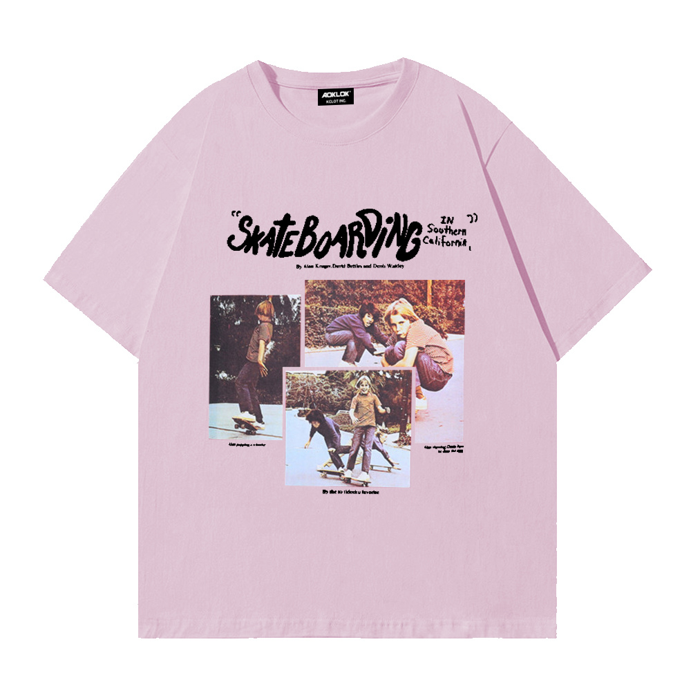 Joyful Characters Print T-shirt