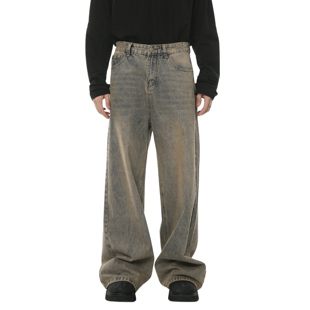 Trendy Retro Distressed Jeans