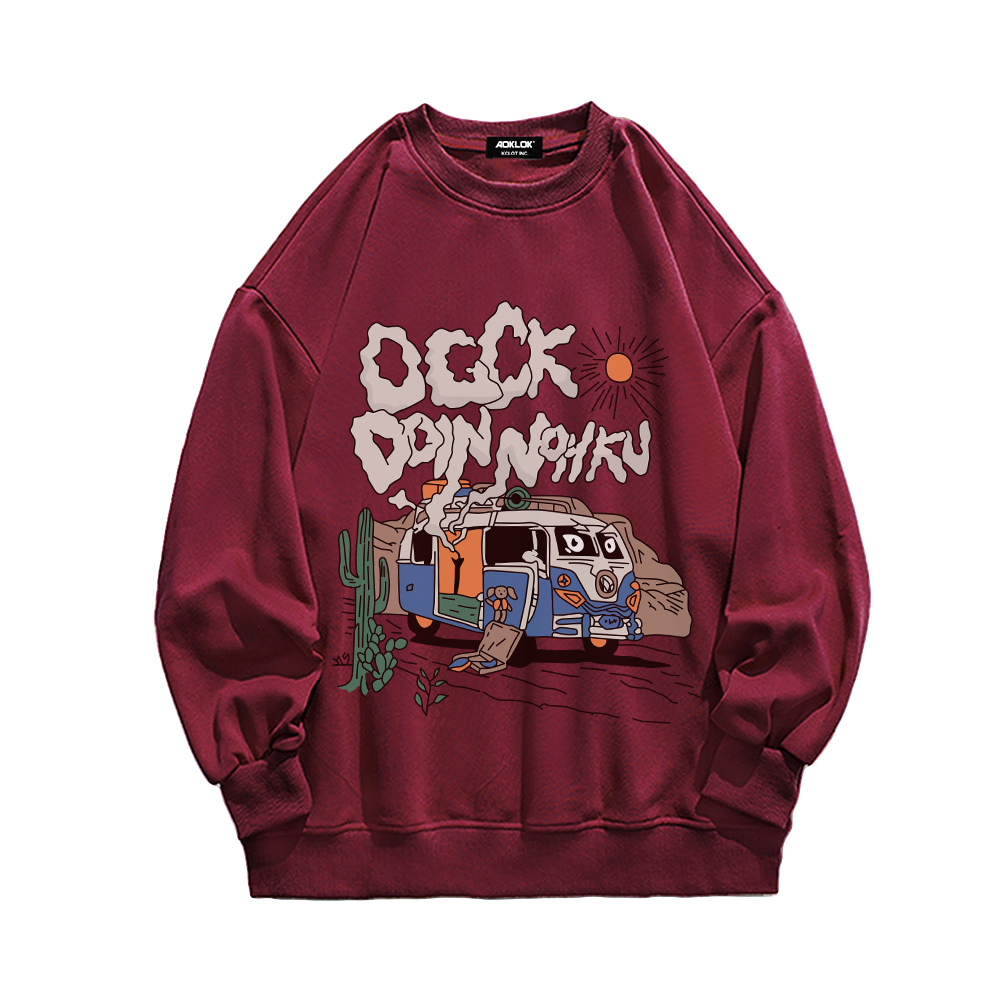 Vintage Cartoon Bus Sweatshirt