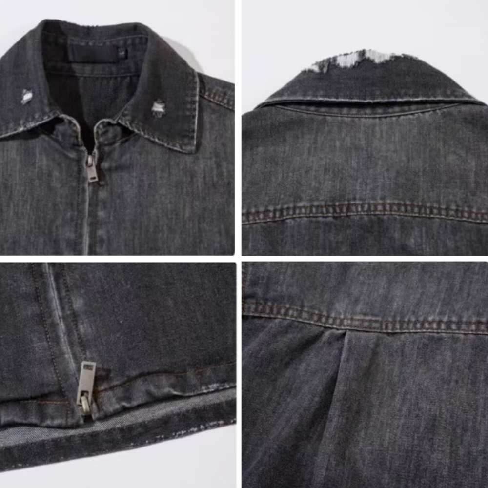 High Street Gradient Washed Denim Shirt