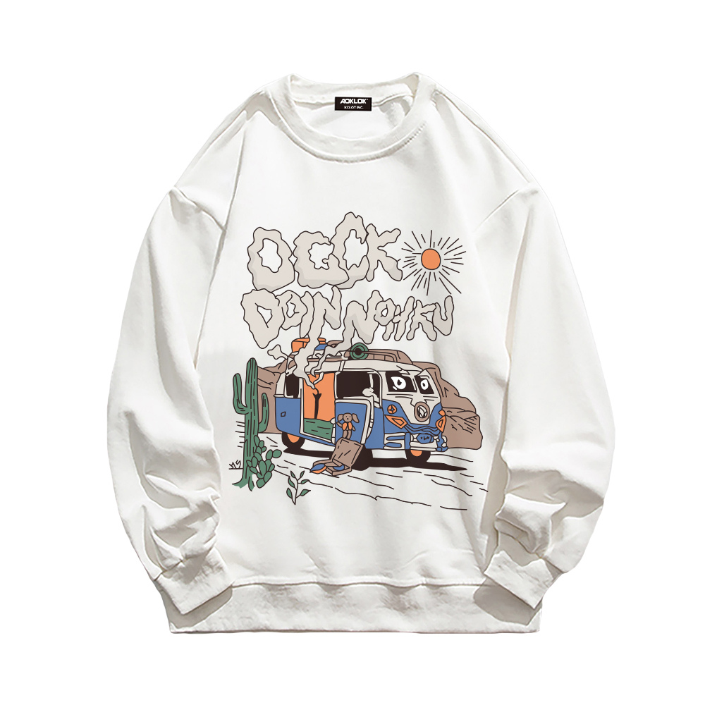 Vintage Cartoon Bus Sweatshirt