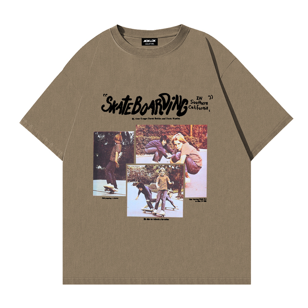 Joyful Characters Print T-shirt