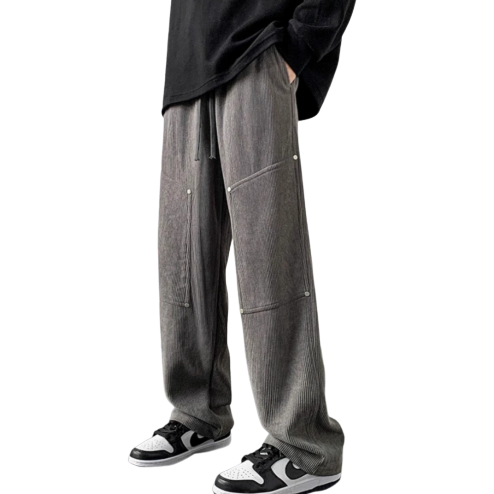 Solid Corduroy Sweatpants