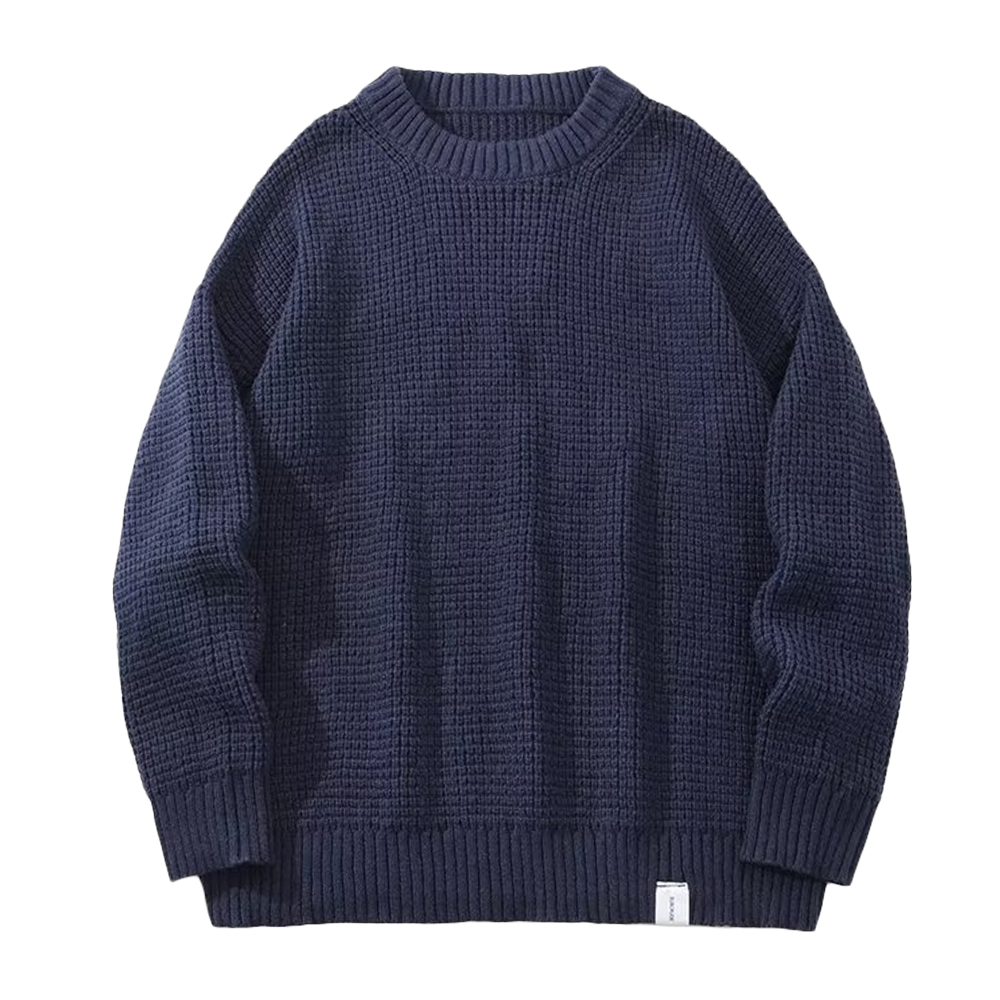 Simple Solid Color Sweater