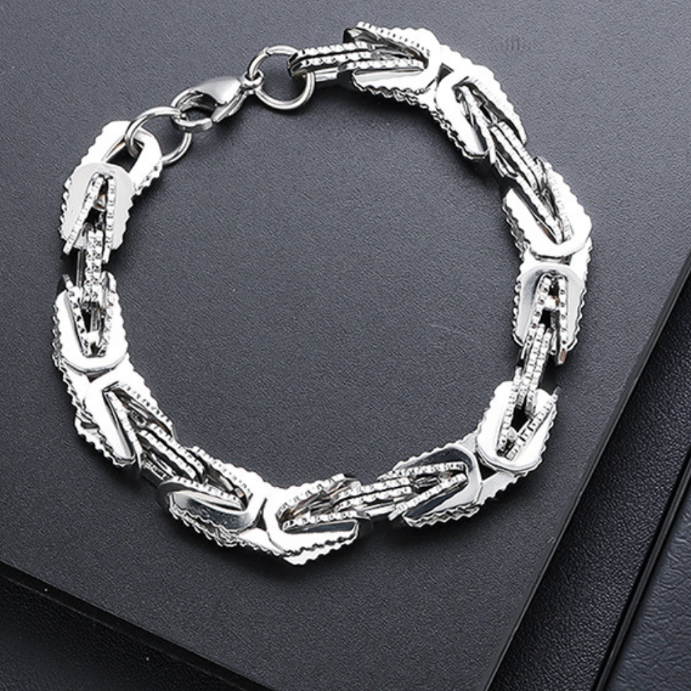 Gear Buckle Titanium Steel Bracelet