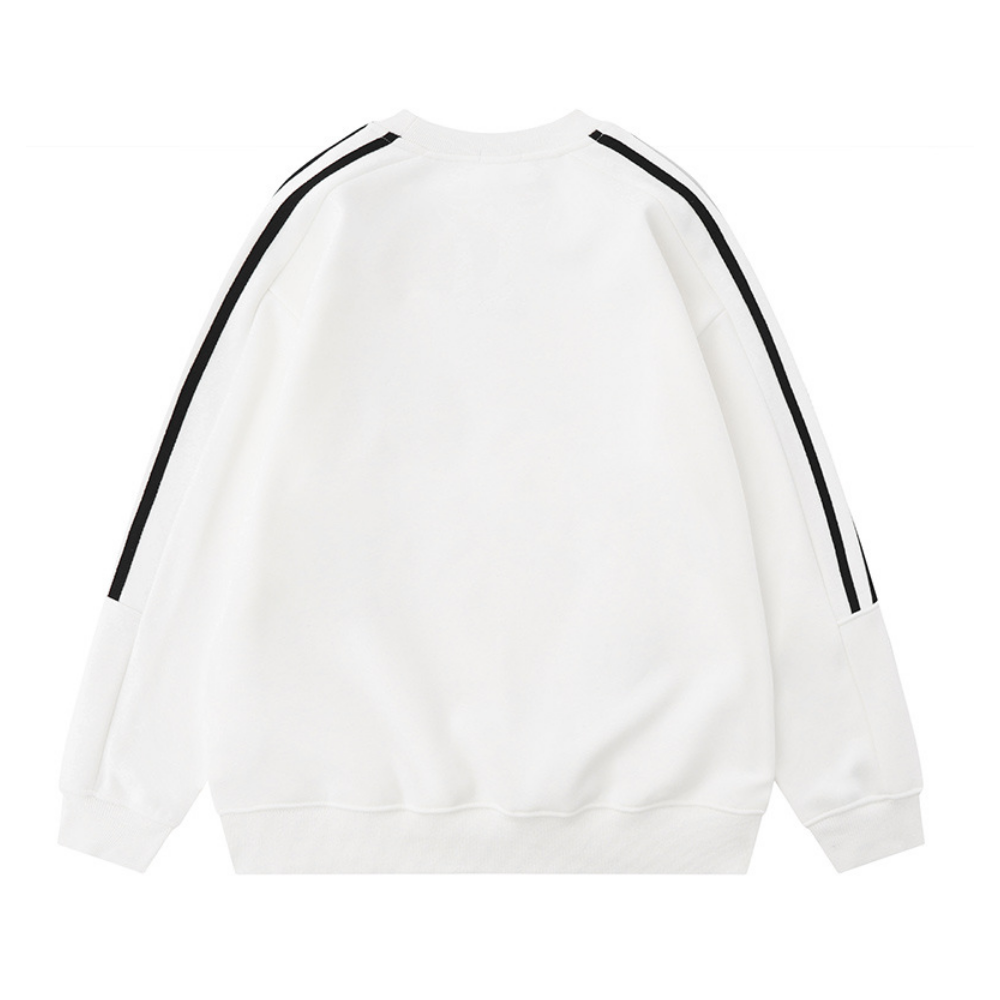 Classic Striped Raglan Sweatshirt