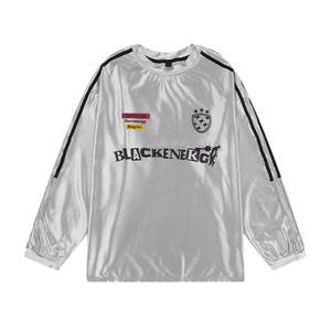Retro Liquid Silver Sweatshirt