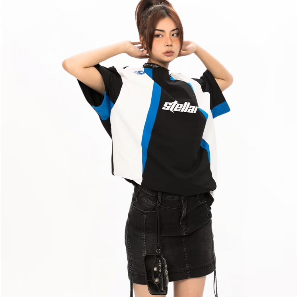 Japanese Splicing Sports T-Shirt