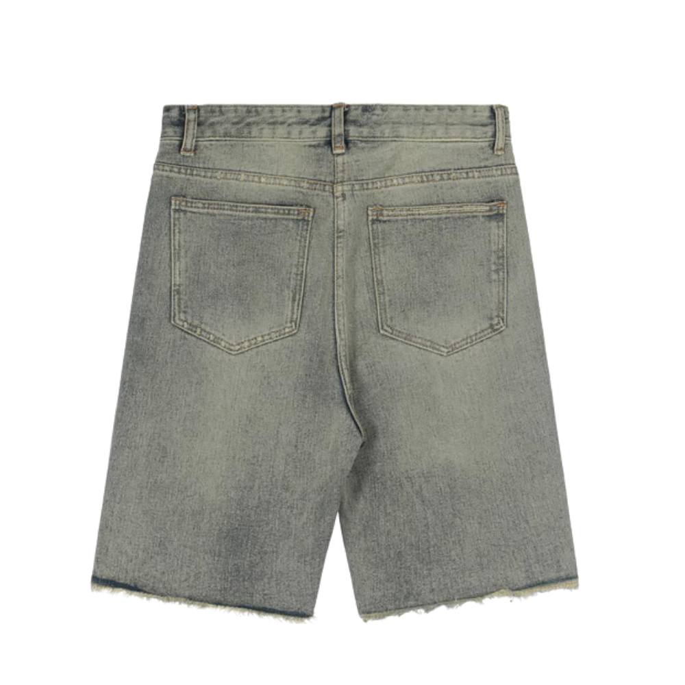 American Vintage Distressed Denim Shorts
