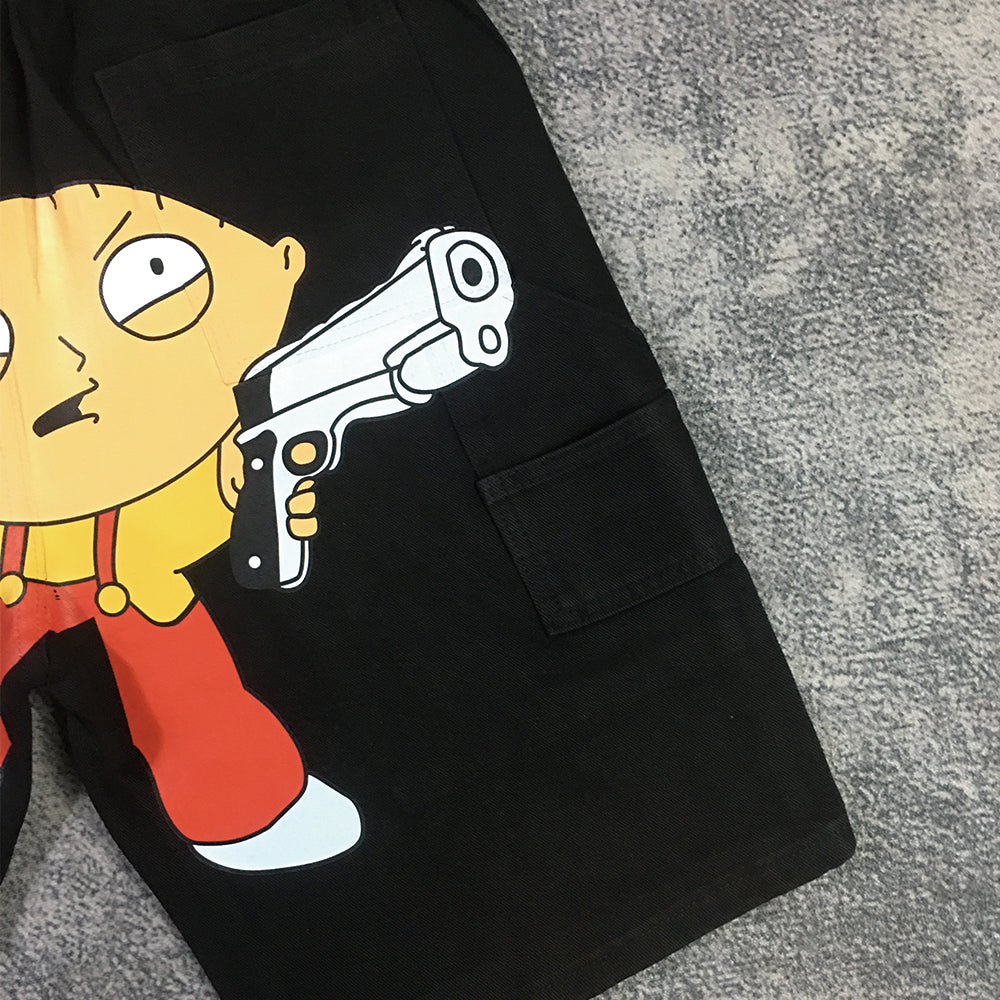 BAGGOUT Dumpling Holding Double Gun Jeans