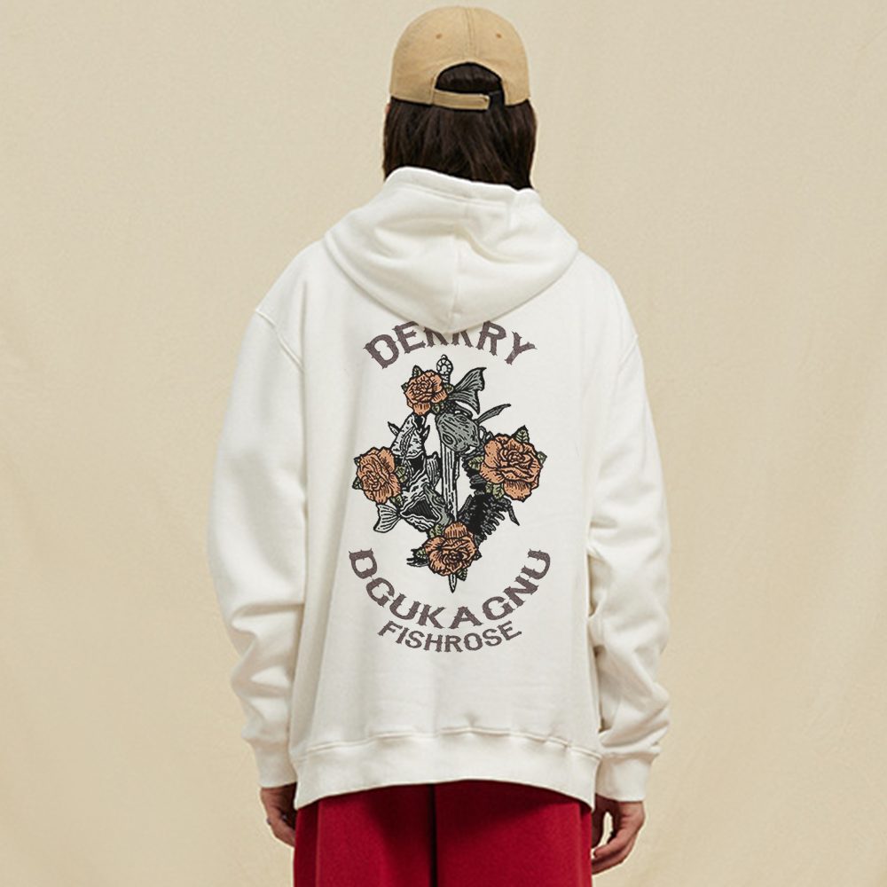 Vintage Flower Graphic Hoodie