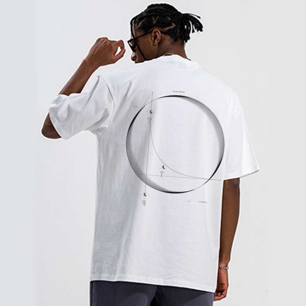 AG® FUTURE STRUCTURE Moon Coordinates T-Shirt