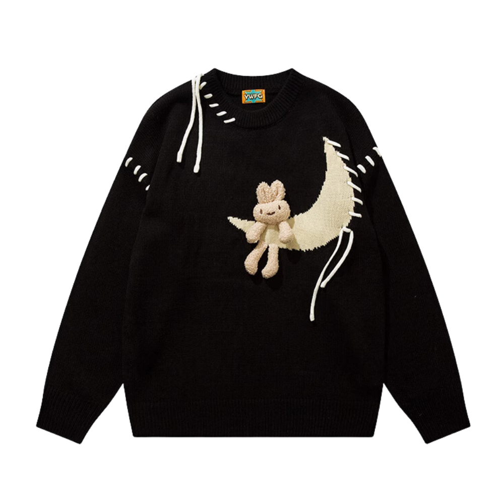 Women's 3D Rabbit Sweater