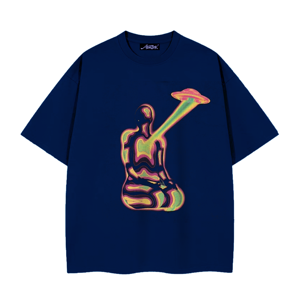 Ufo Meditating Figure T-Shirt