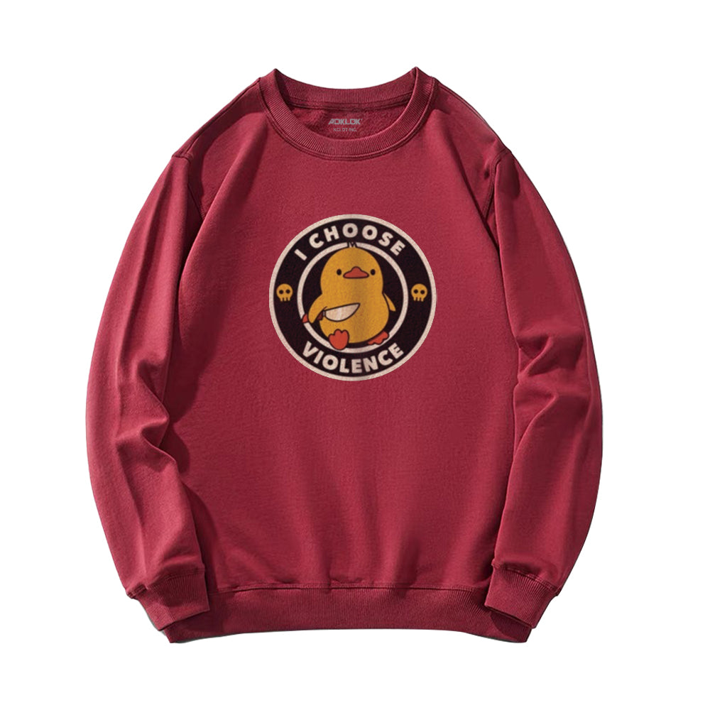 Duck With Knife Sweatshirt