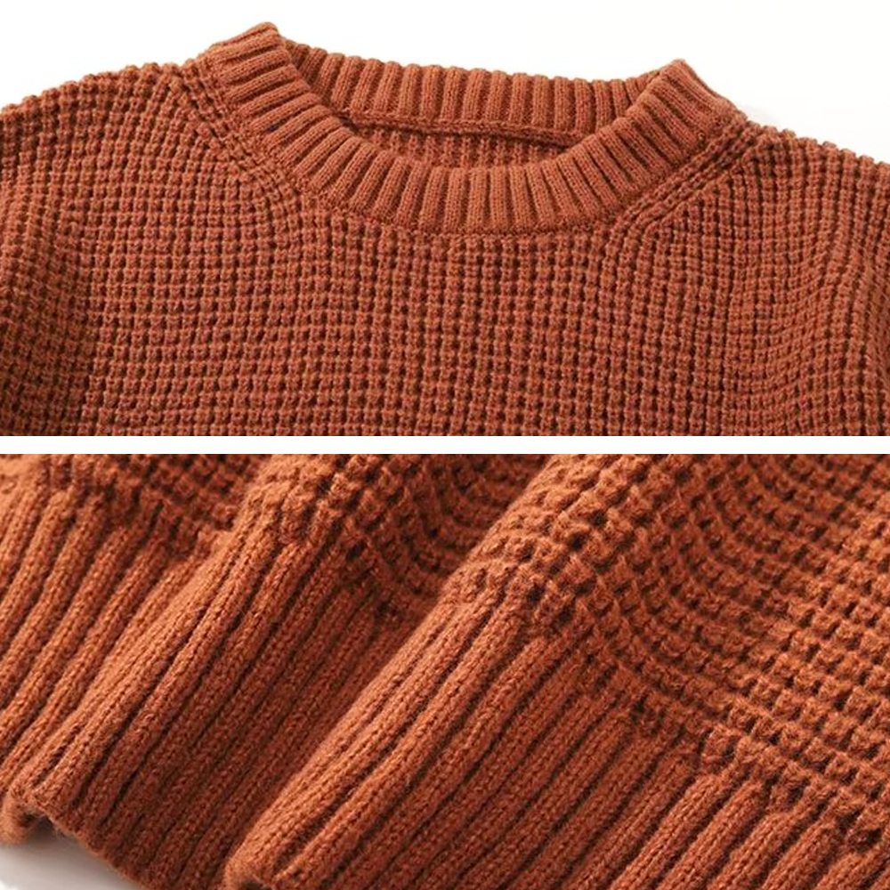 Simple Solid Color Sweater