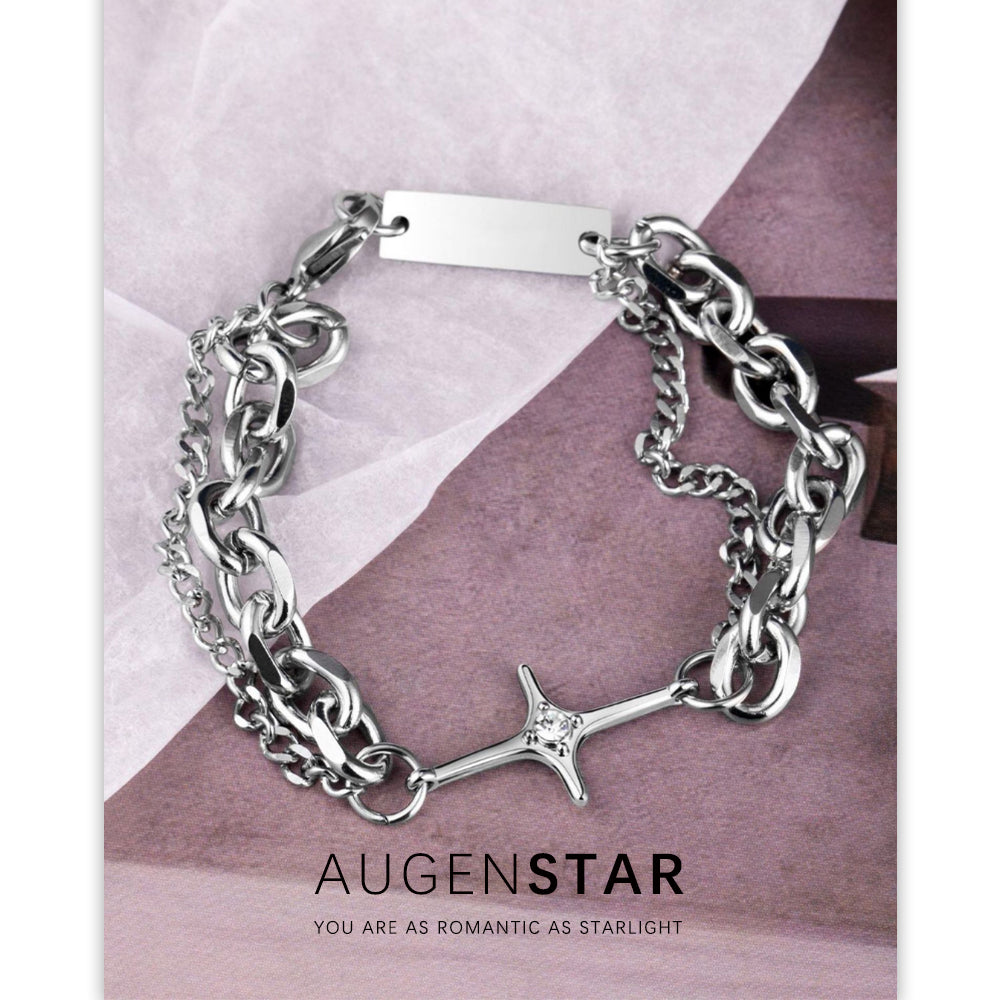 ASR | Cross Star-studded Bracelet